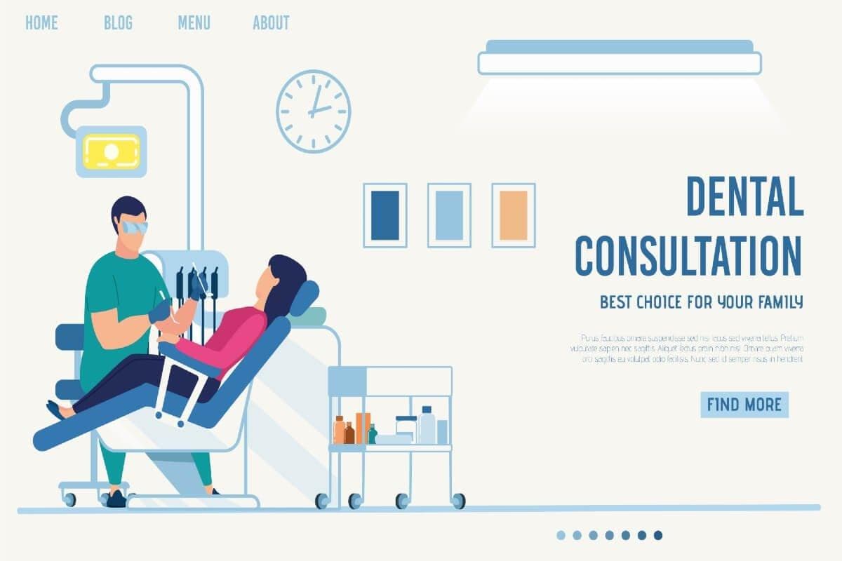 Landing page dental